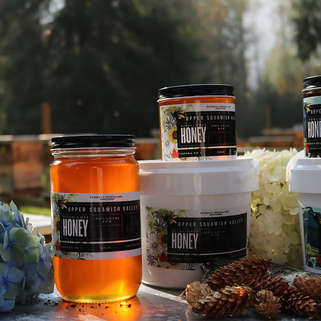 Wildflower Honey - 100% Local Upper Squamish Valley Honey