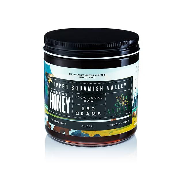 Forest Honey - 100% Local Upper Squamish Valley Honey