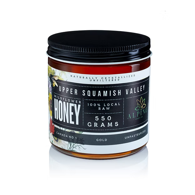 Wildflower Honey - 100% Local Upper Squamish Valley Honey
